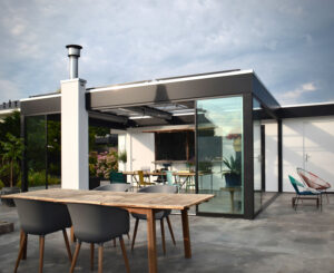 serre, maatwerk, glass doors, tuin, garden, beton